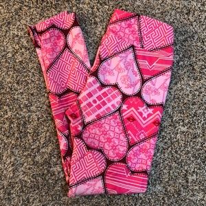 OS LuLaRoe Valentines leggings